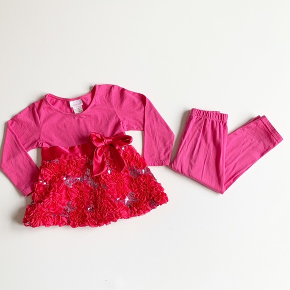 Boutique toddler outfit set pink - Picture 2 of 6